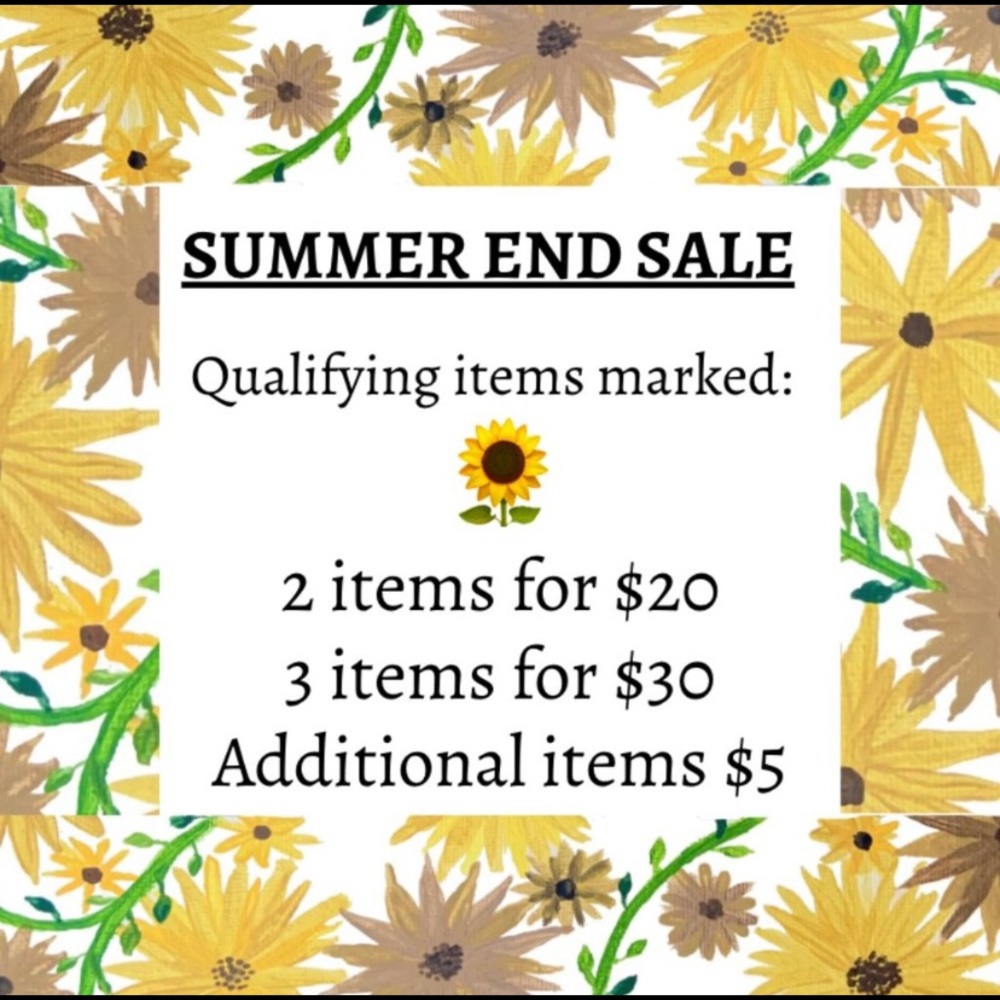 H&M SALE! Items marked w sunflower emoji 🌻